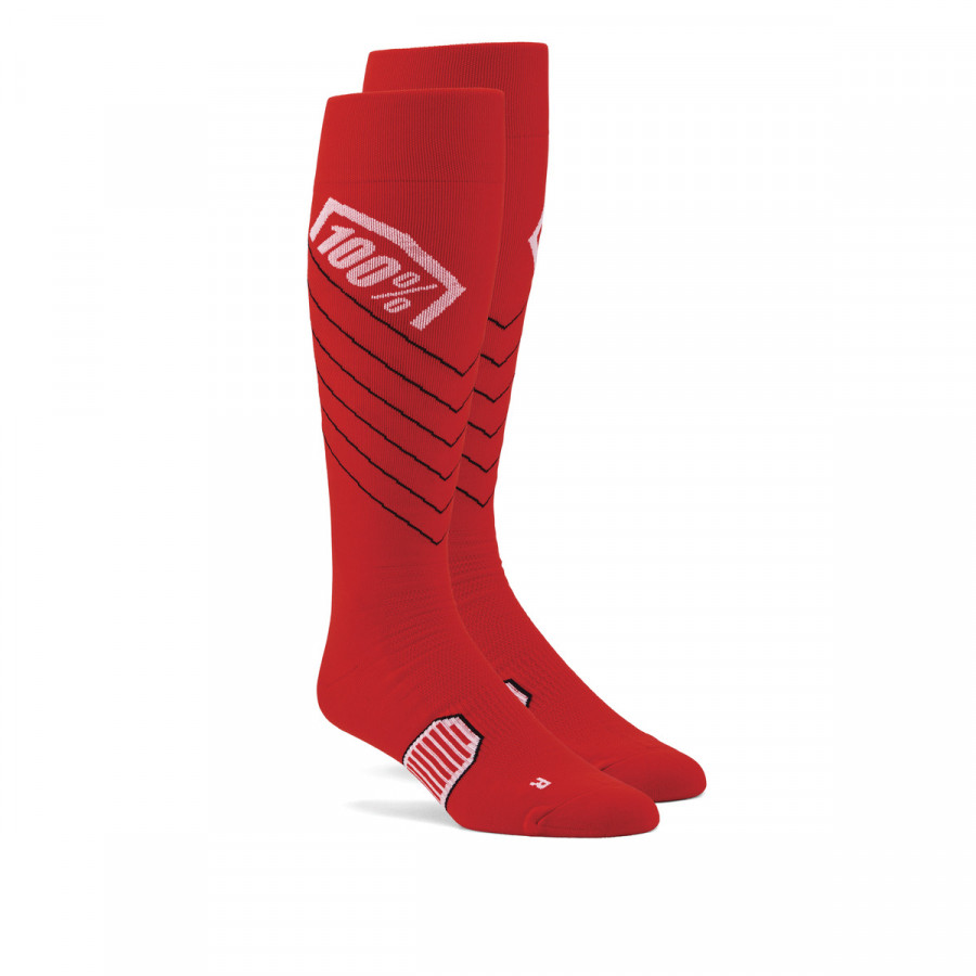 Product Image for 100% Hi Side Strumpor Röd
