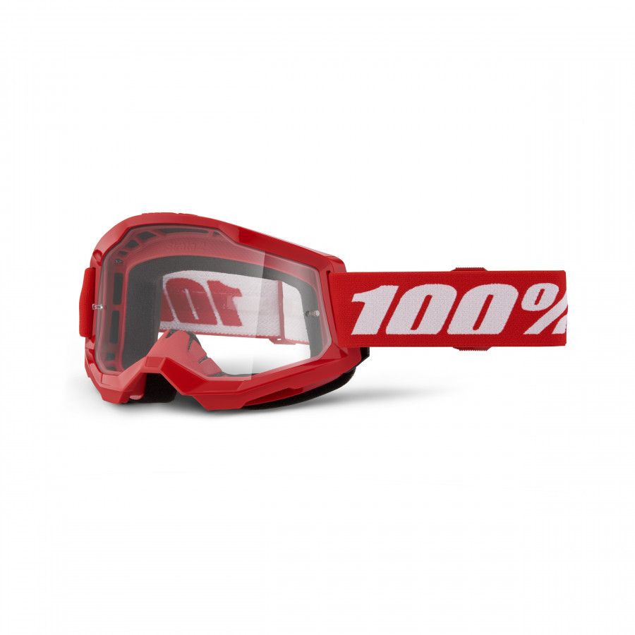 Product Image for 100% Strata 2 Crossglasögon Röd Klar Lins