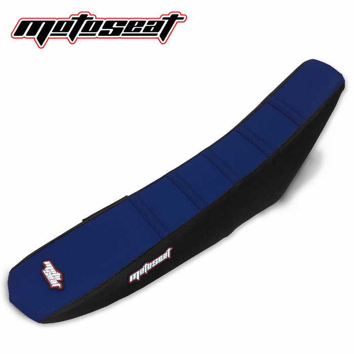 Product Image for Moto Seat Ribbat Överdrag Blå Svart