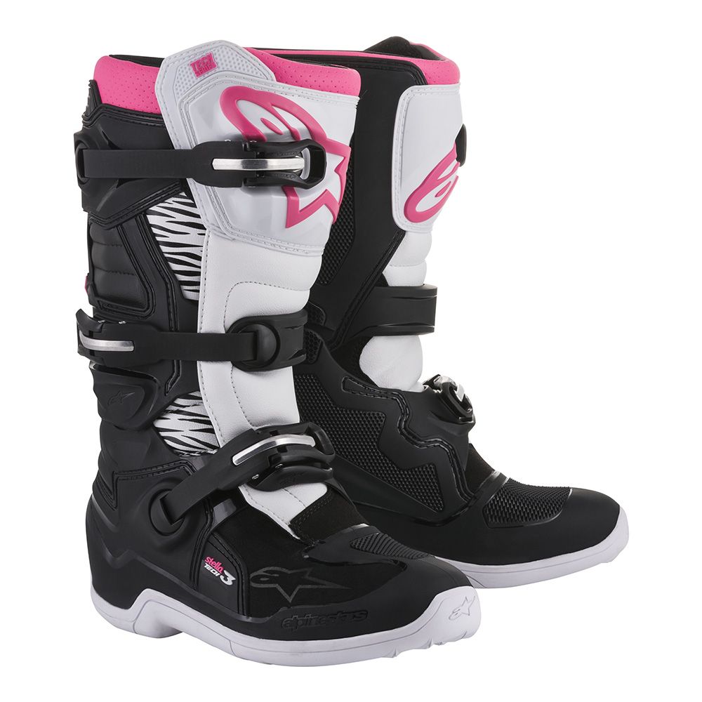 Product Image for Alpinestars Tech 3 Stella Crosstövlar Dam Svart Rosa