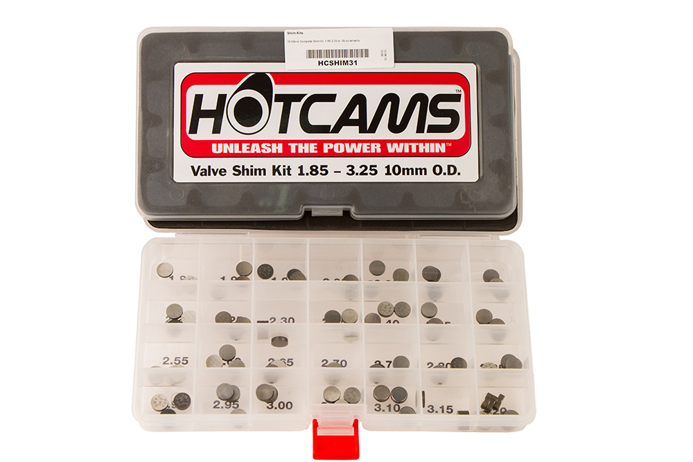 Product Image for Hot Cams, Shims kit, 1,85mm-3,25mm, totalt 84 shims., 10mm