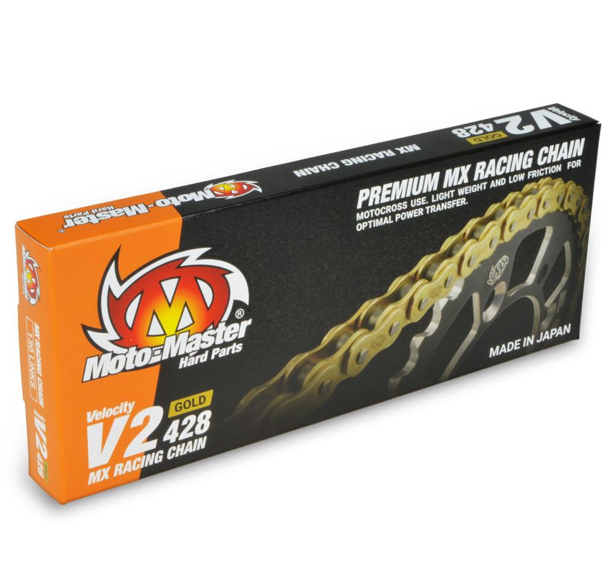 Product Image for Moto-Master Kedja MX V2 Gold 130L 428