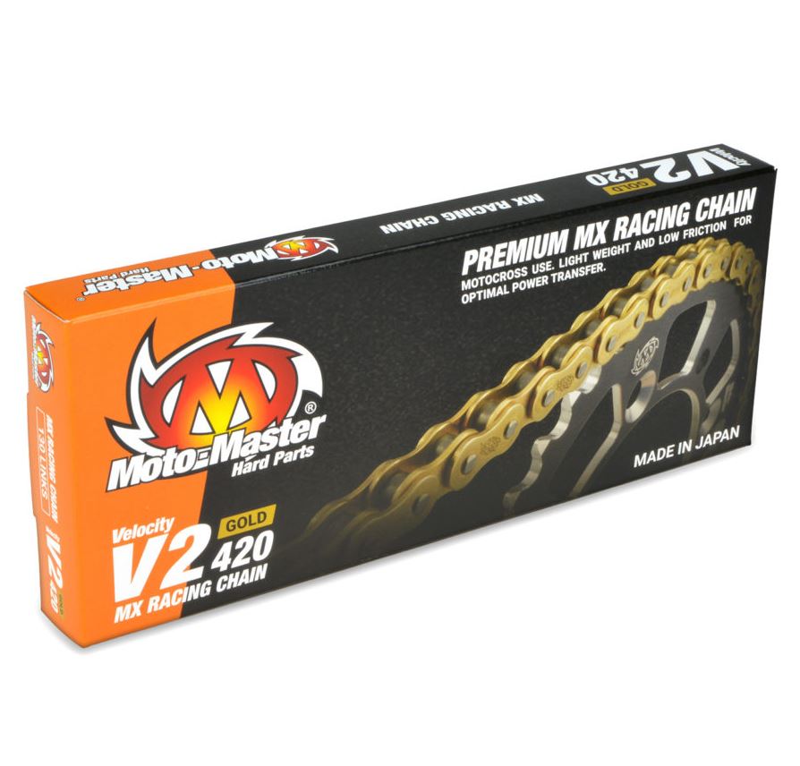Product Image for Moto-Master Kedja MX V2 Gold 130L 420