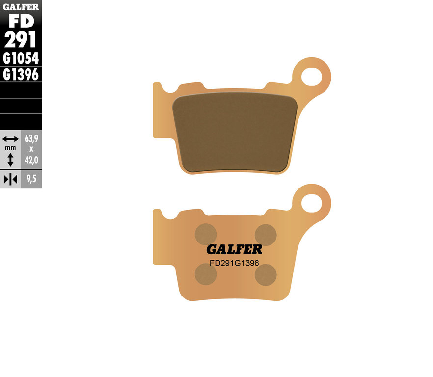Product Image for Galfer Bromsbelägg Sintered Bak