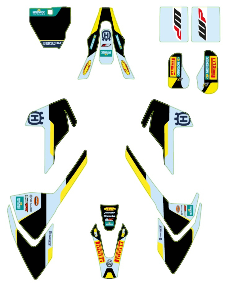 Product Image for Husqvarna Factory graphics kit