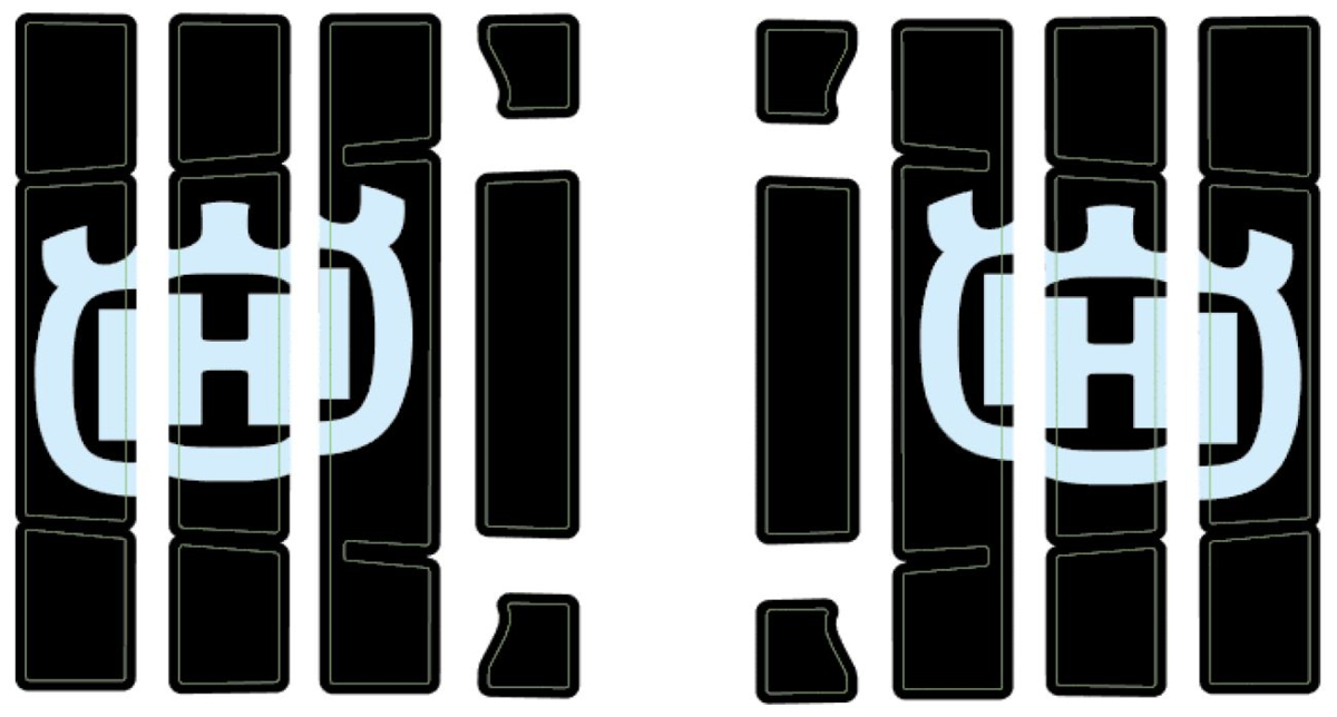 Product Image for Husqvarna Radiator protection grill sticker kit