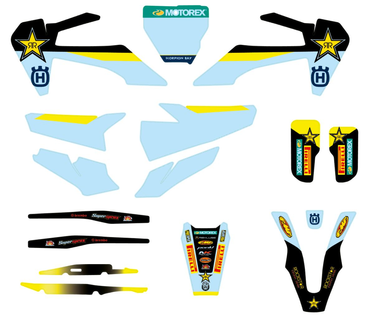 Product Image for Husqvarna Rockstar graphics kit