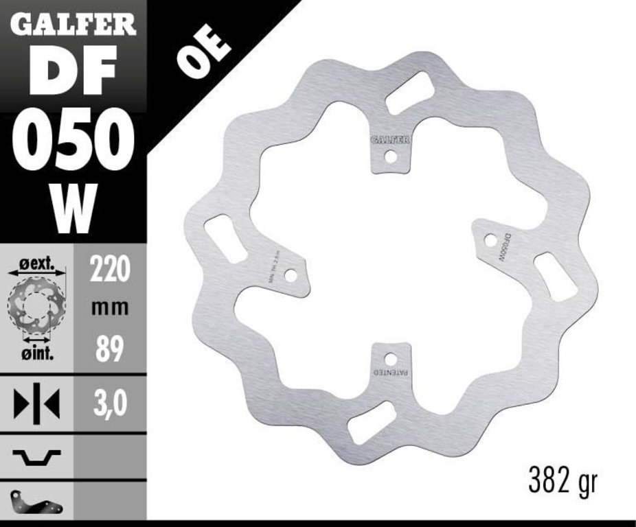 Product Image for Galfer Wave Bromsskiva Fast Fram