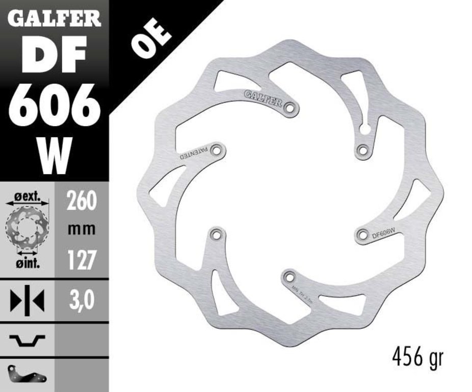 Product Image for Galfer Wave Bromsskiva Fast Fram