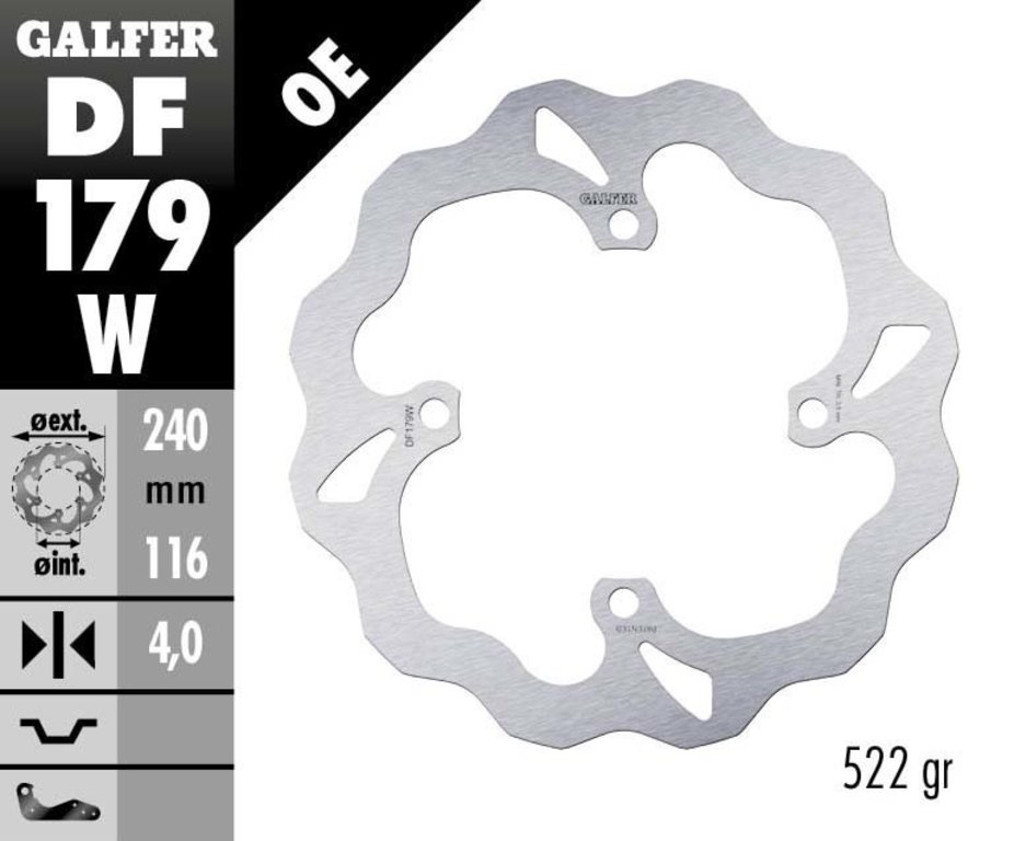 Product Image for Galfer Wave Bromsskiva Bak