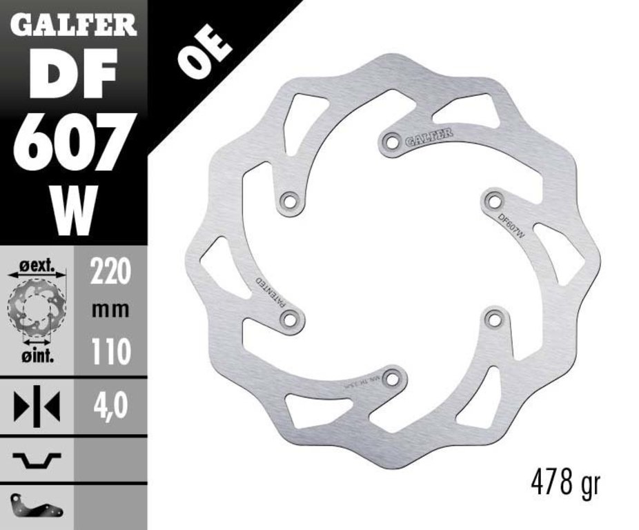Product Image for Galfer Wave Bromsskiva Bak