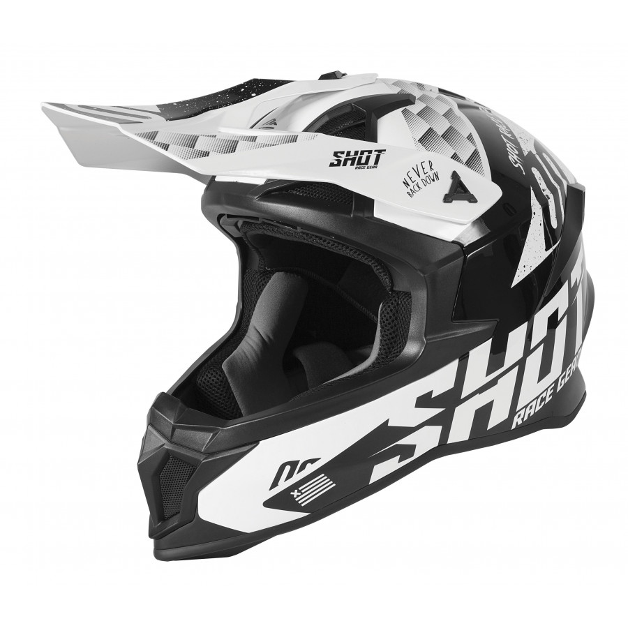 Product Image for Shot Lite Rush Crosshjälm Svart Vit