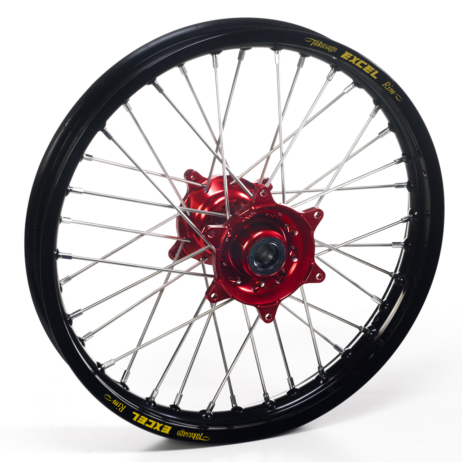 Product Image for Haan Wheels, Komplett Hjul, 2,15, 19", BAK, SVART RÖD