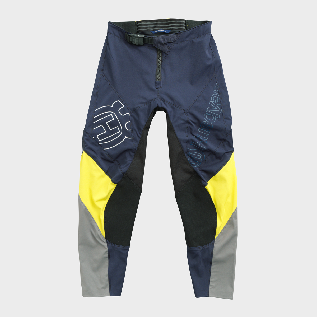 Product Image for Husqvarna Railed Crossbyxor Barn Blå Gul