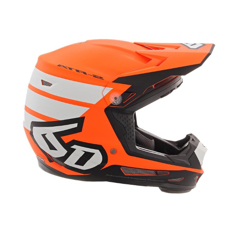 Product Image for 6D ATR-2 Stripe Crosshjälm Barn Orange