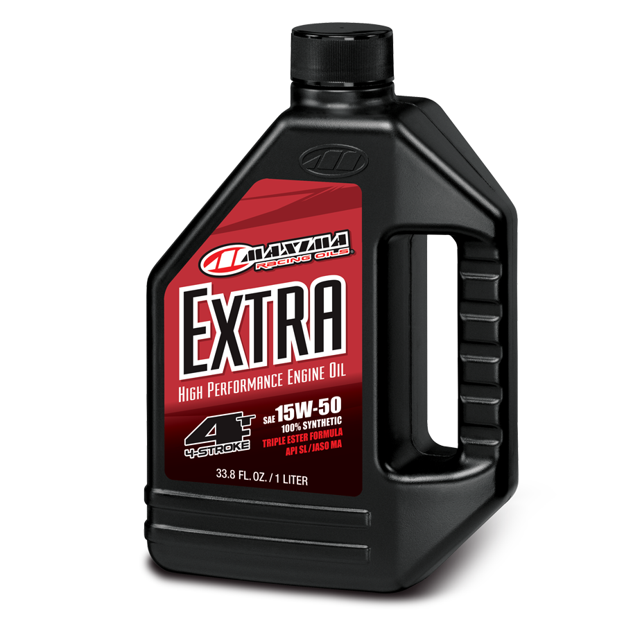 Product Image for Maxima Extra 15W/50 100% Syntetisk 4-Taktsolja 3,785L