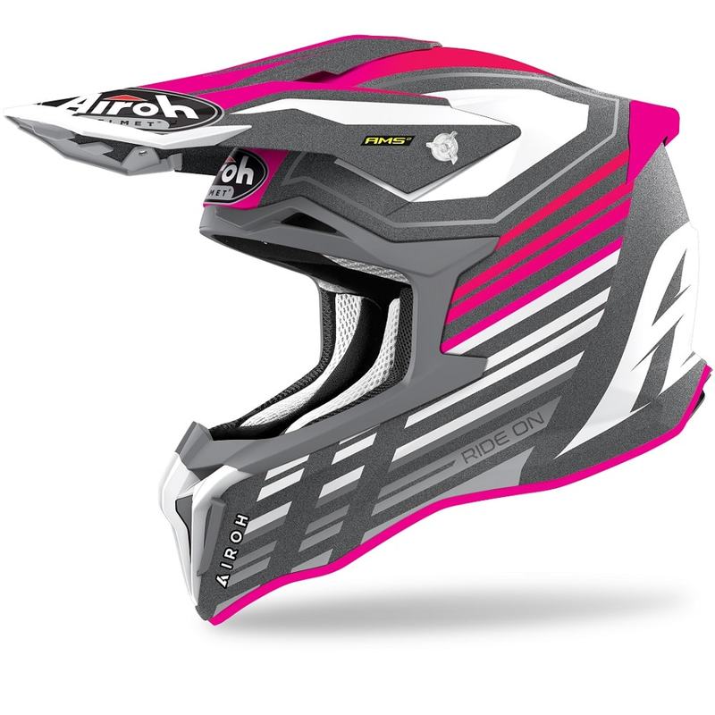 Product Image for Airoh Strycker Shaded Crosshjälm Rosa Matt