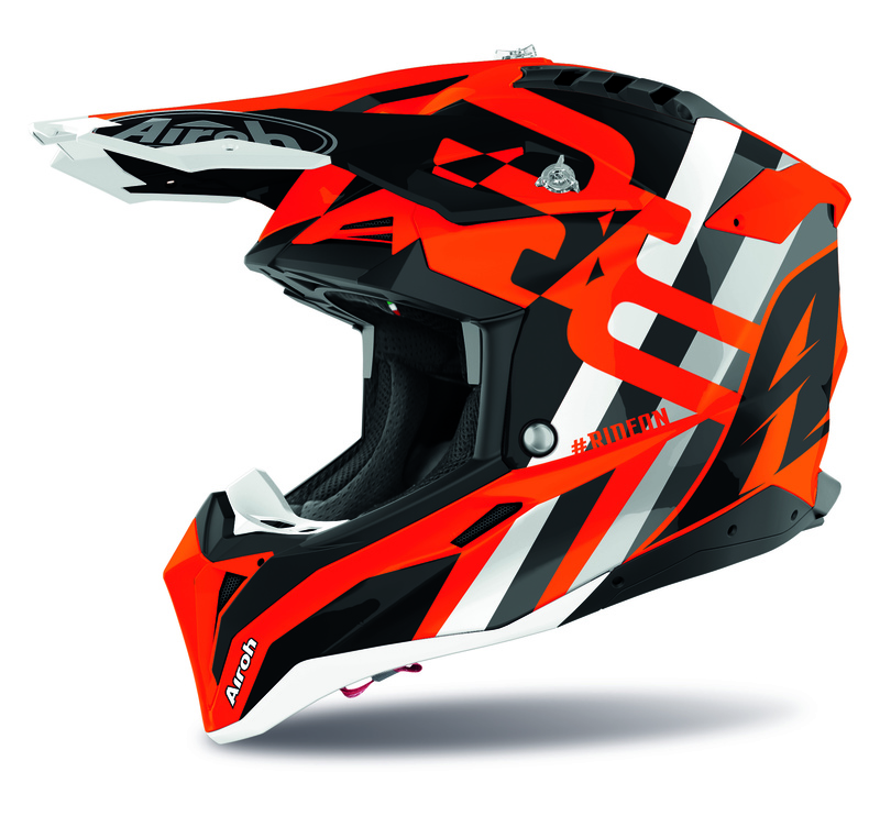 Product Image for Airoh Aviator 3 Rainbow Crosshjälm Orange Matt