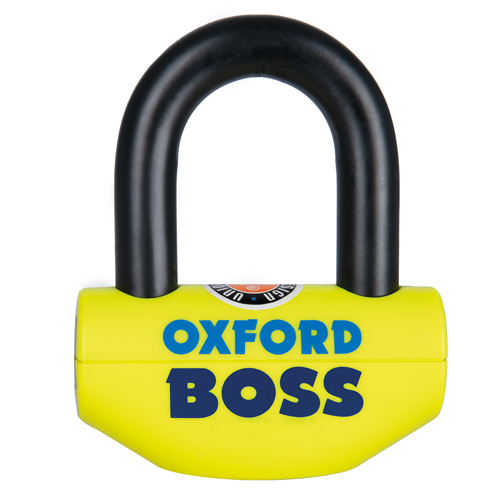 Product Image for Oxford Boss Bromsskivelås 12,7mm Gul