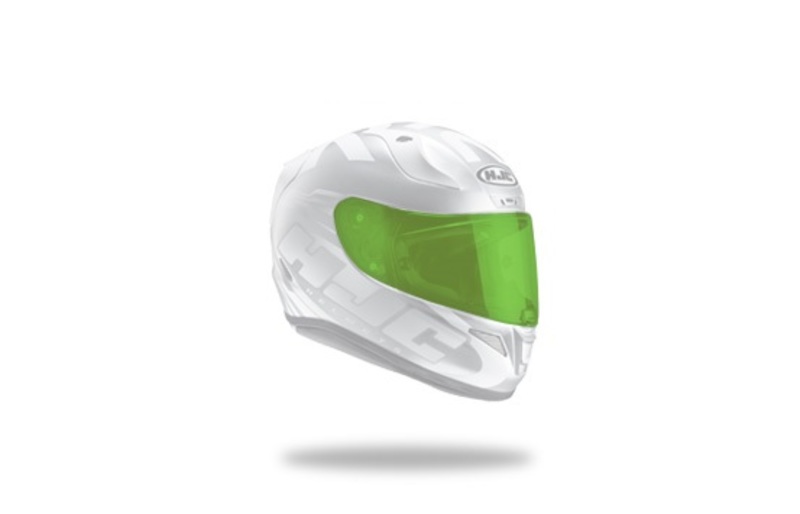 Product Image for HJC Visir HJ-31 blå spegel, i 70