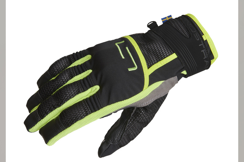 Product Image for Lindstrands Handske Nyhusen Svart Neongul
