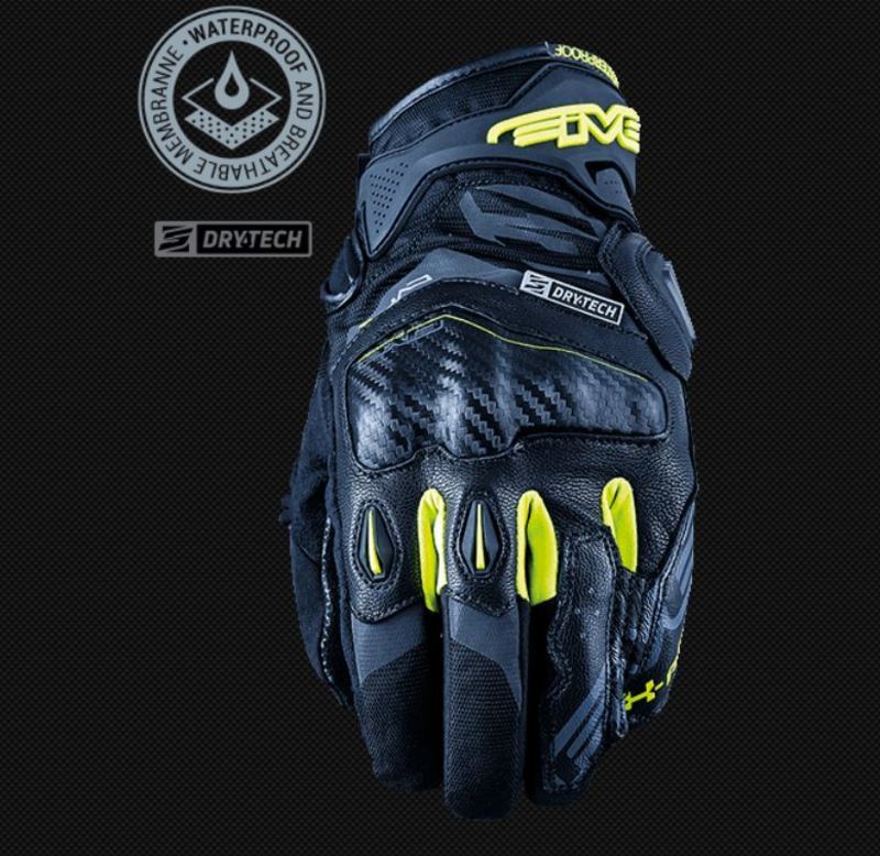 Product Image for Five Handske X-Rider Vattentät Svart Neongul