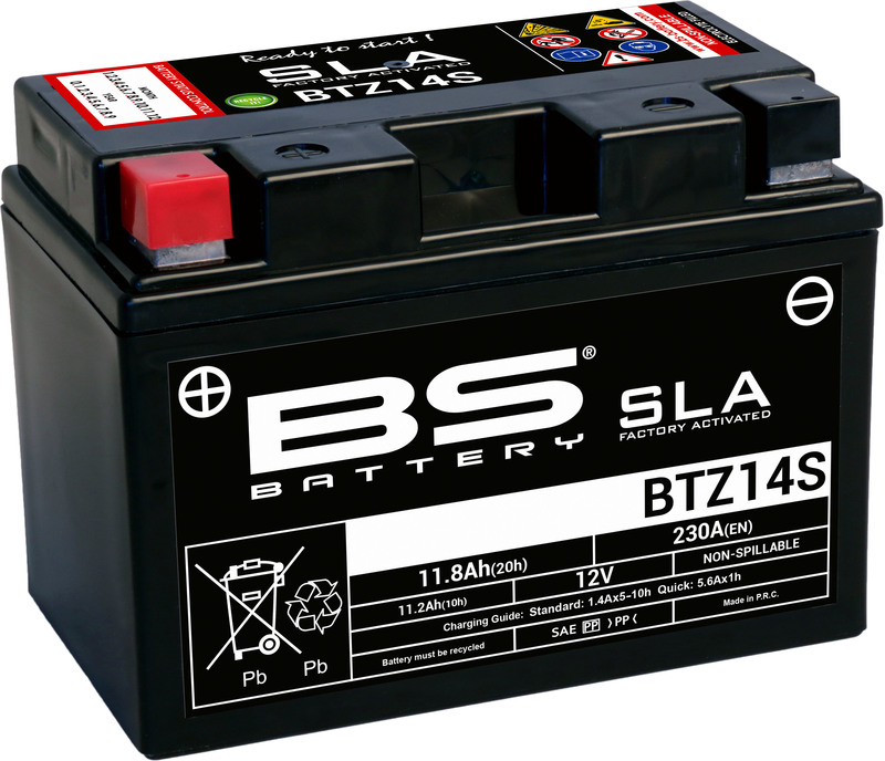 Product Image for BS Battery BTZ14S (FA) SLA - Sealed & Activated
