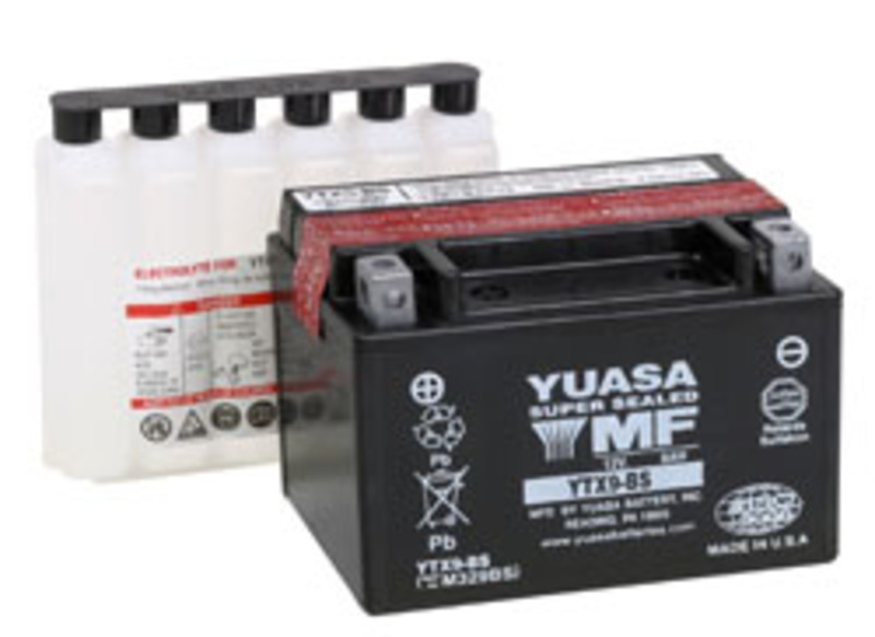 Product Image for YUASA batteri YTX9-BS (CP) Inkl syra