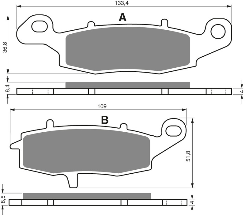 Product Image for GOLDFREN Bromsbelägg Fram