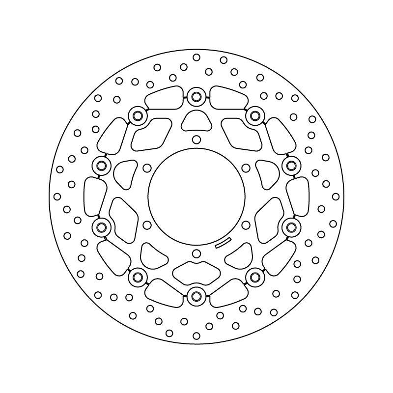 Product Image for Brembo Serie Oro Bromsskiva floating Fram