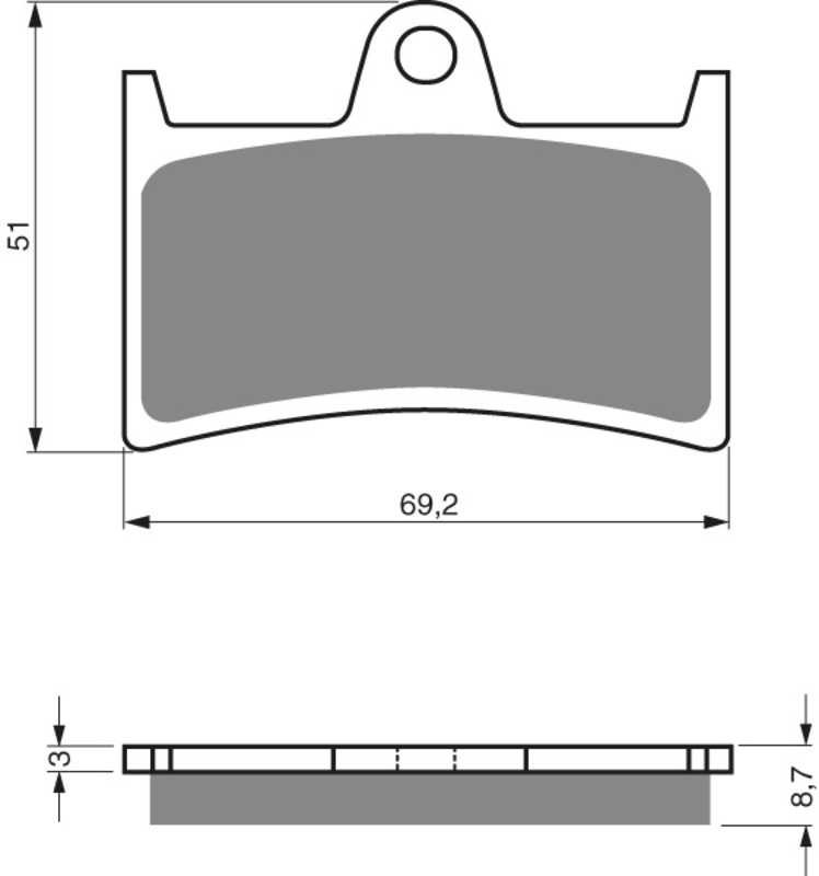 Product Image for GOLDFREN Bromsbelägg Fram