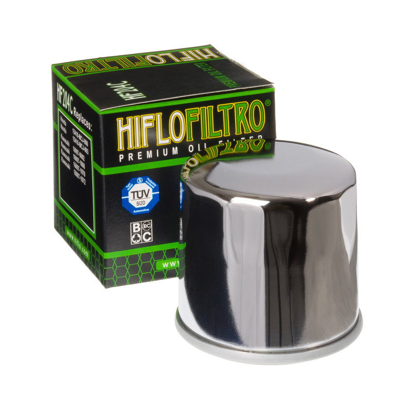 Product Image for HiFlo oljefilter HF204C Krom