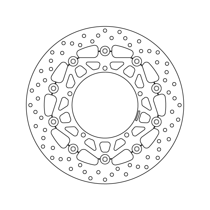 Product Image for Brembo Serie Oro Bromsskiva floating Fram
