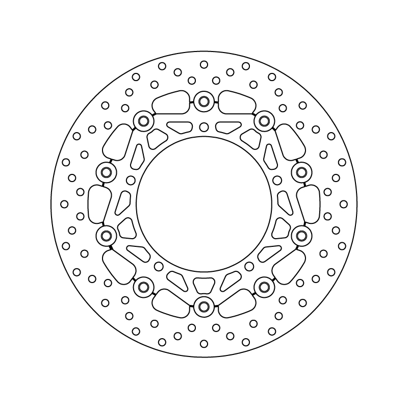 Product Image for Brembo Serie Oro Bromsskiva floating Fram