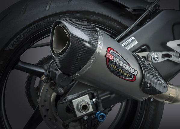 Product Image for Yoshimura Alpha T Stainless Slip-On Exhuast Stainless Muffler