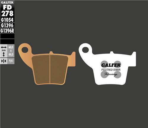 Product Image for Galfer Bromsbelägg Racing Bak