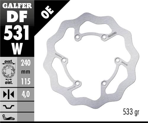 Product Image for Galfer Wave Bromsskiva Bak