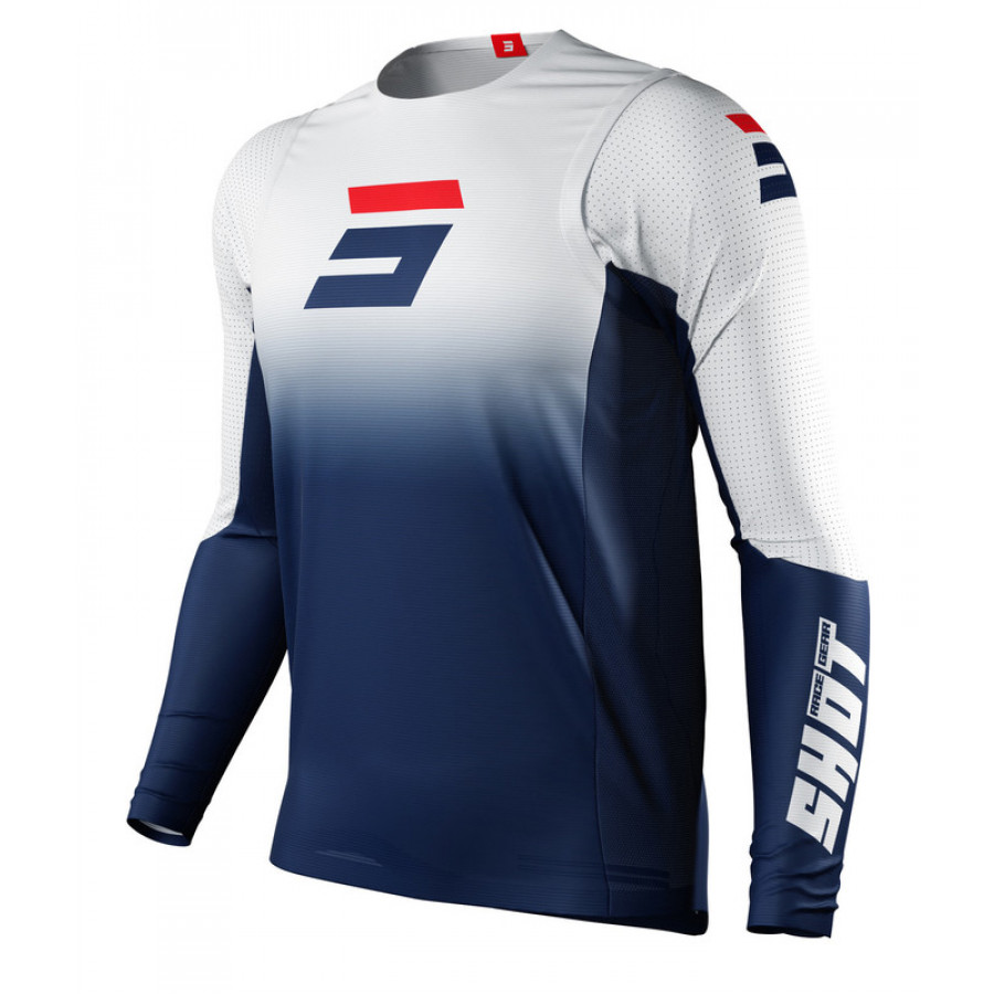 Product Image for Shot Aerolite Crosströja Blå Vit