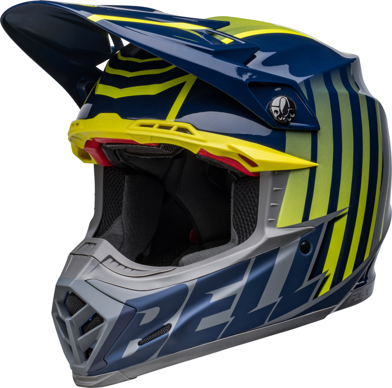 Product Image for Bell Moto-9S Flex Crosshjälm Blå Gul