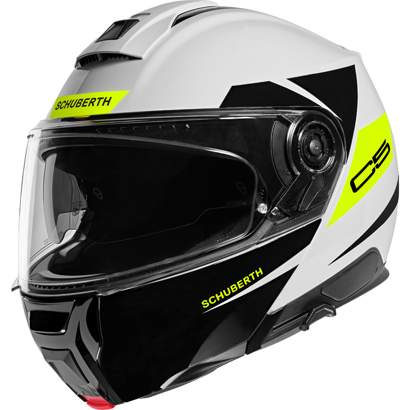 Product Image for Schuberth C5 Eclipse Hjälm Neongul Vit