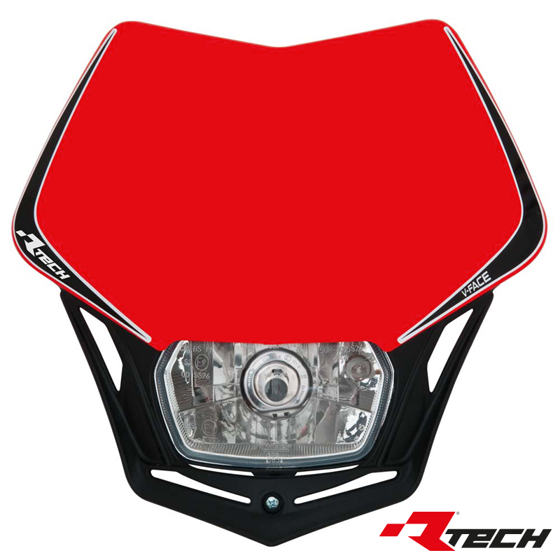 Product Image for Rtech Framlampa V-Face Röd