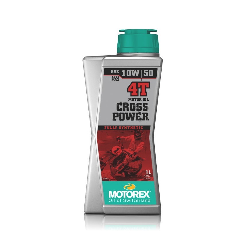 Product Image for Motorex Cross Power 10W/50 4-Taktsolja 1L