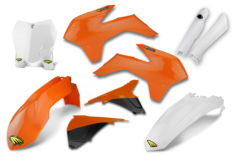 Product Image for Cycra Body Kit Komplett Orange Vit
