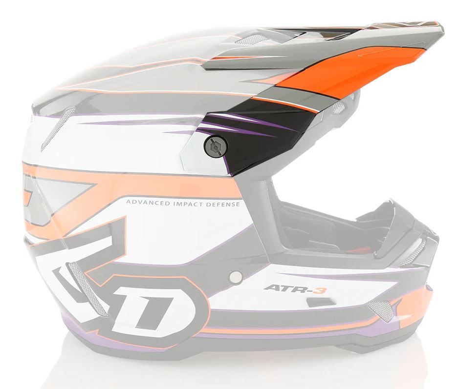 Product Image for 6D ATR-3 Hyper Hjälmskärm Orange Lila