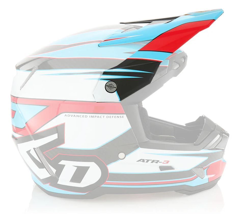 Product Image for 6D ATR-3 Hyper Hjälmskärm Röd Blå