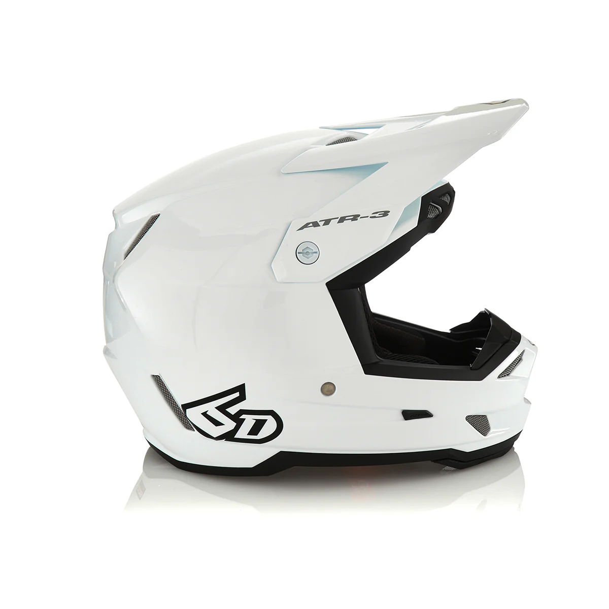 Product Image for 6D ATR-3 Solid Crosshjälm Vit Gloss