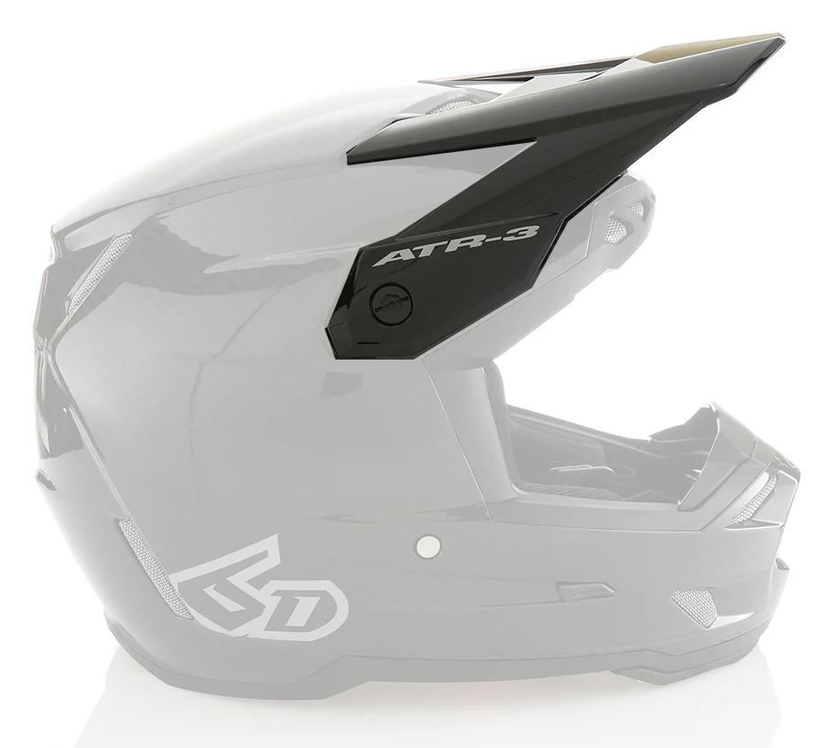 Product Image for 6D ATR-3 Solid Hjälmskärm Svart Gloss