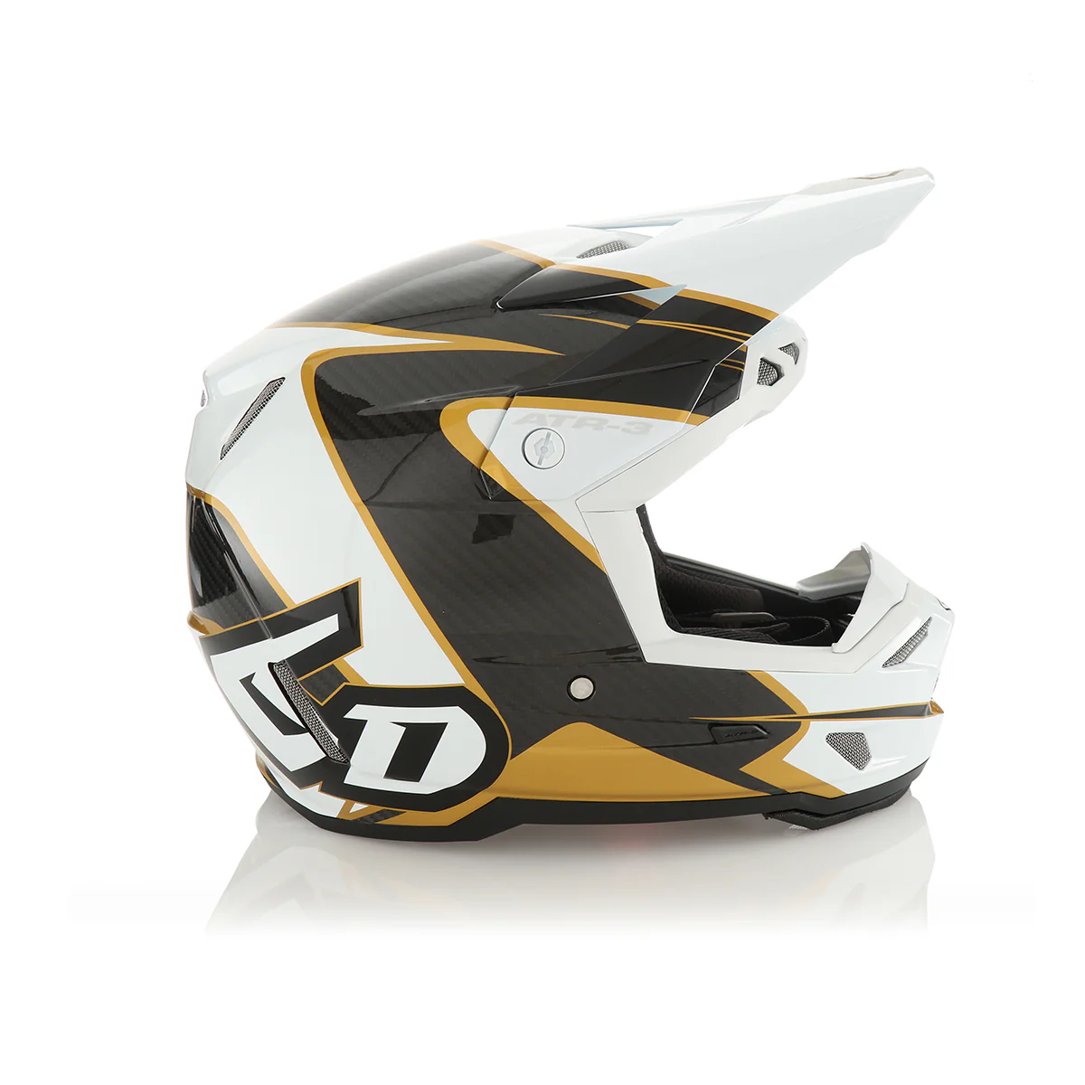 Product Image for 6D ATR-3 Wave Crosshjälm Guld Vit