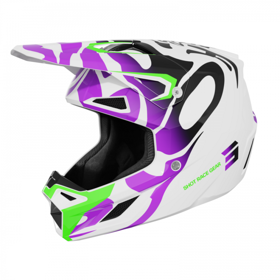 Product Image for Shot Speed Ghost Crosshjälm Lila Barn