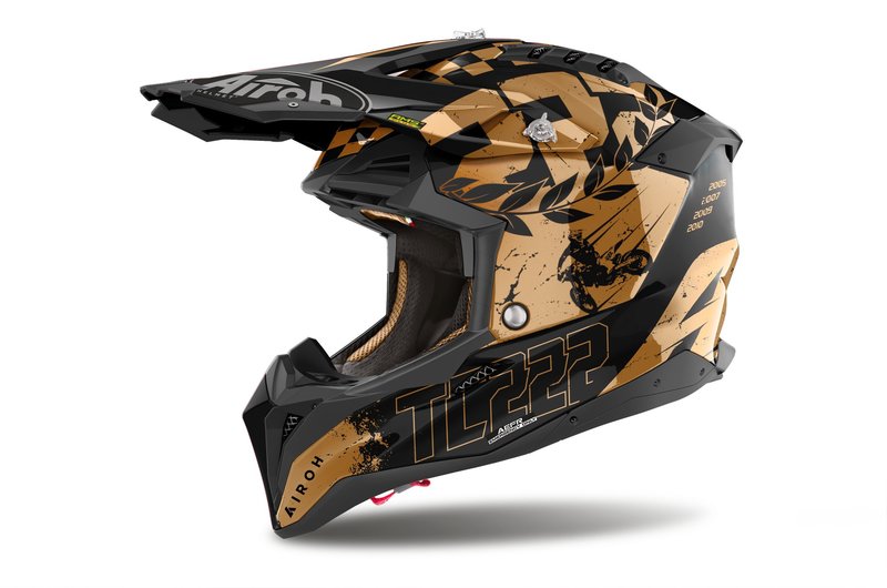 Product Image for Airoh Aviator 3 Crosshjälm TC222 The Legend Glansig